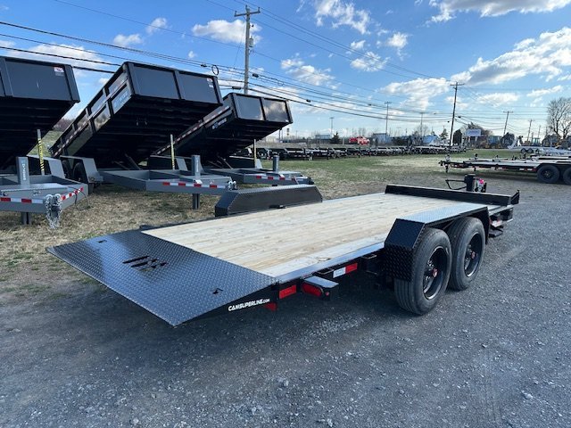CAM Superline 7 x 18 Gravity Tilt Equipment Trailer – 8K Axles