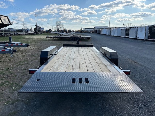 CAM Superline 7 x 18 Gravity Tilt Equipment Trailer – 8K Axles