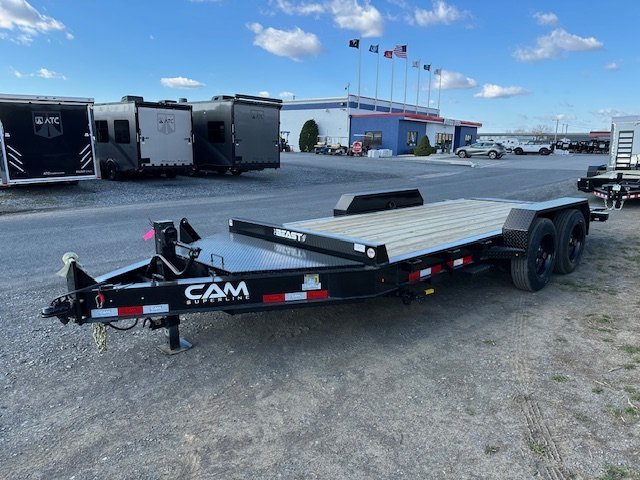 CAM Superline 7 x 18 Gravity Tilt Equipment Trailer – 8K Axles