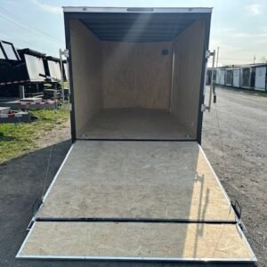 Covered Wagon 7’x12′ Enclosed Trailer — 6″ Added Height