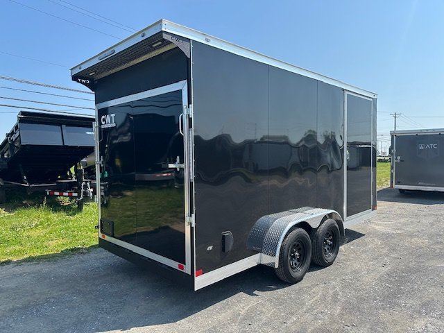 Covered Wagon 7 x 16 Enclosed Trailer – 18″ Added Height