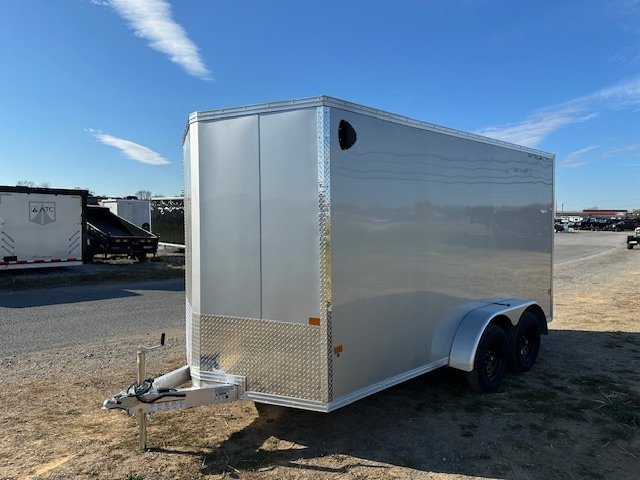 Cargo Pro 7 x 14 V-Nose Aluminum Cargo Trailer – Ramp Door