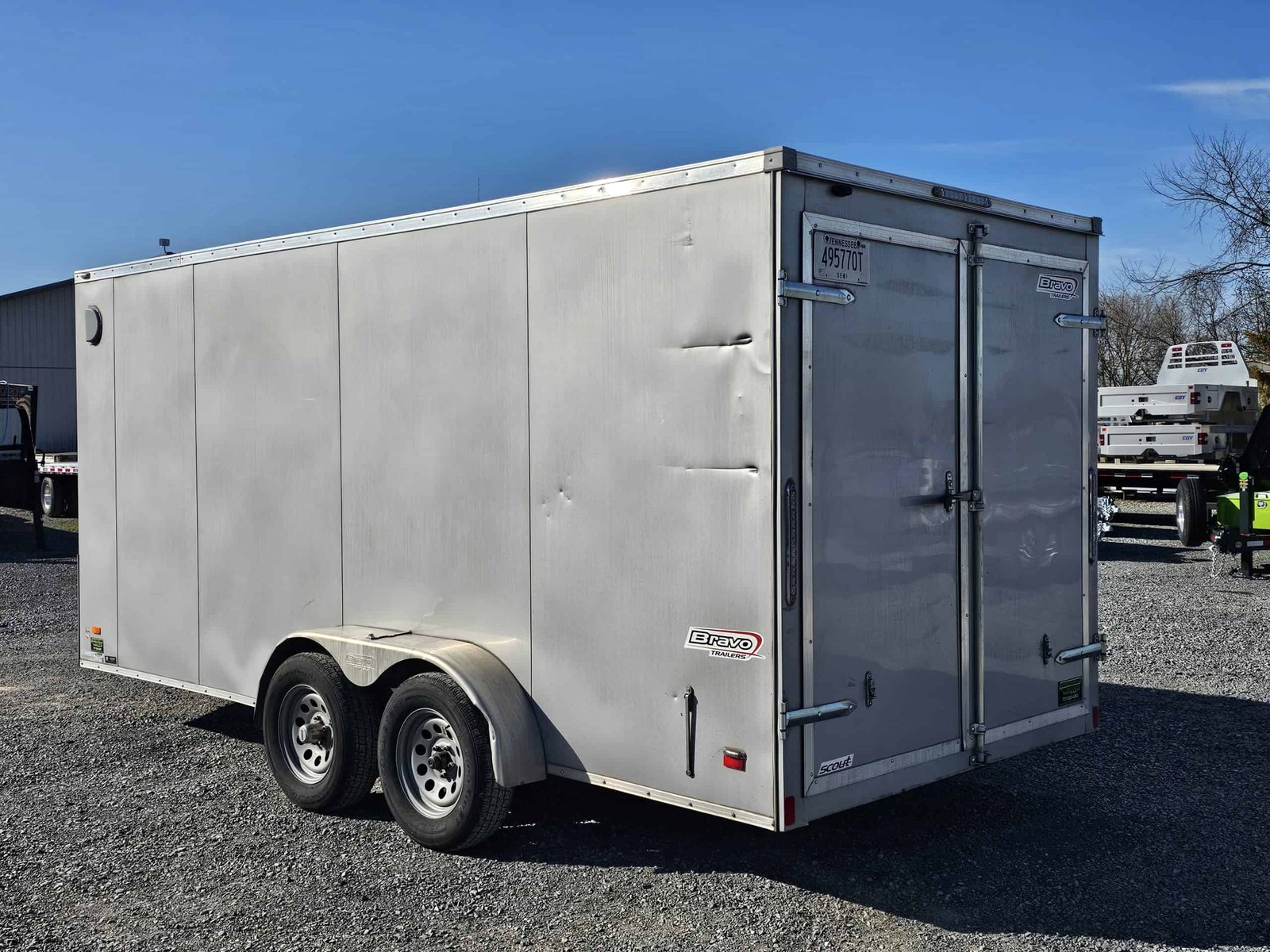 USED – Bravo Scout 7K Enclosed Cargo Trailer 7×16 (SC716TA2)