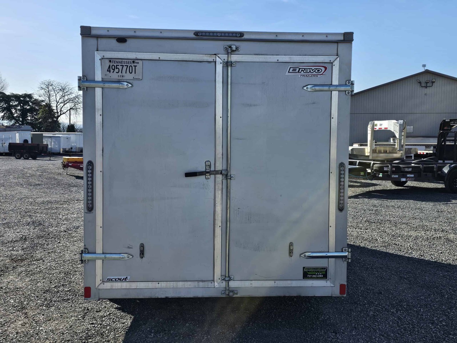 USED – Bravo Scout 7K Enclosed Cargo Trailer 7×16 (SC716TA2)