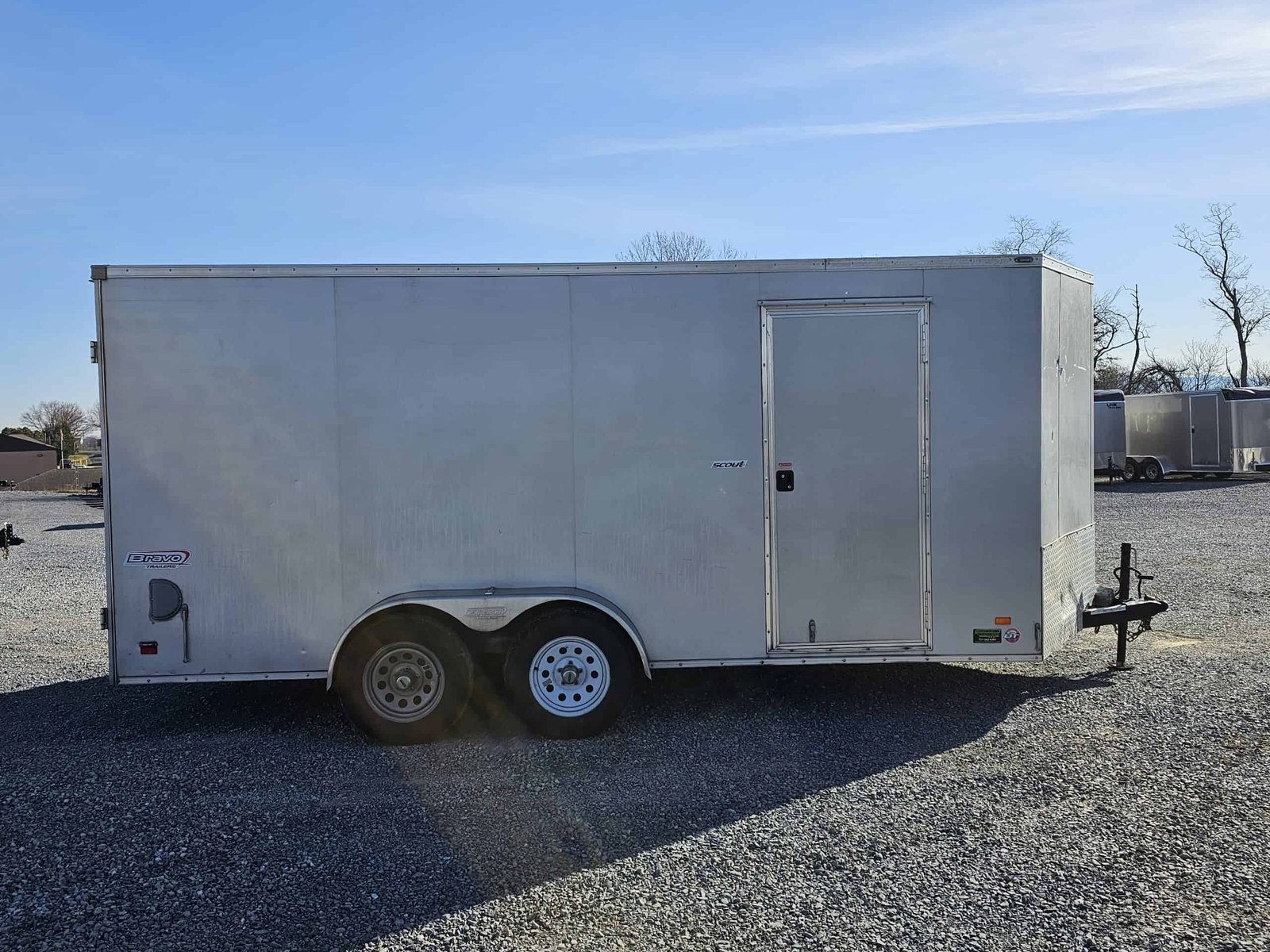 USED – Bravo Scout 7K Enclosed Cargo Trailer 7×16 (SC716TA2)