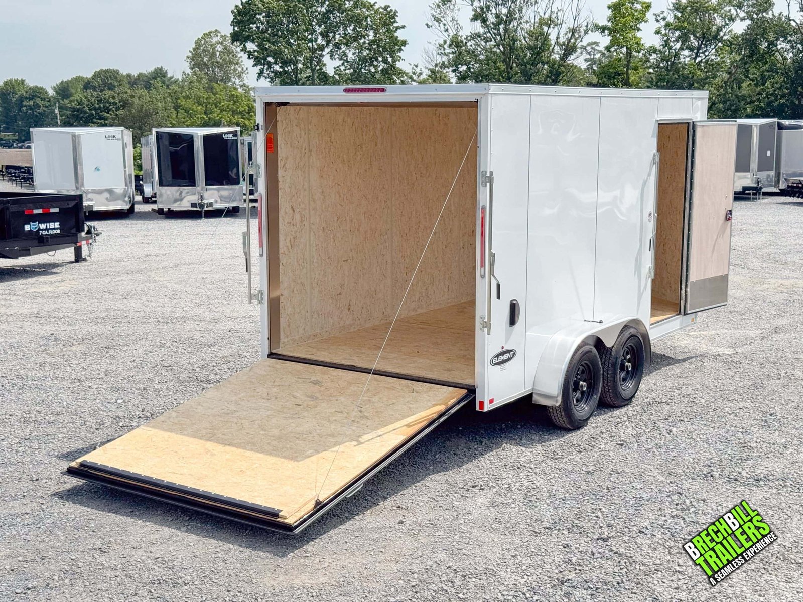 Look Element SE Enclosed Trailer 7×14 (K-SE8414-100) White