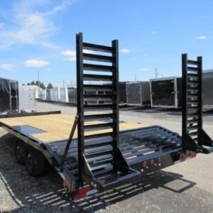 Big Tex 102″ x 20′ Deckover Equipment Trailer – Self Clean Beavertail