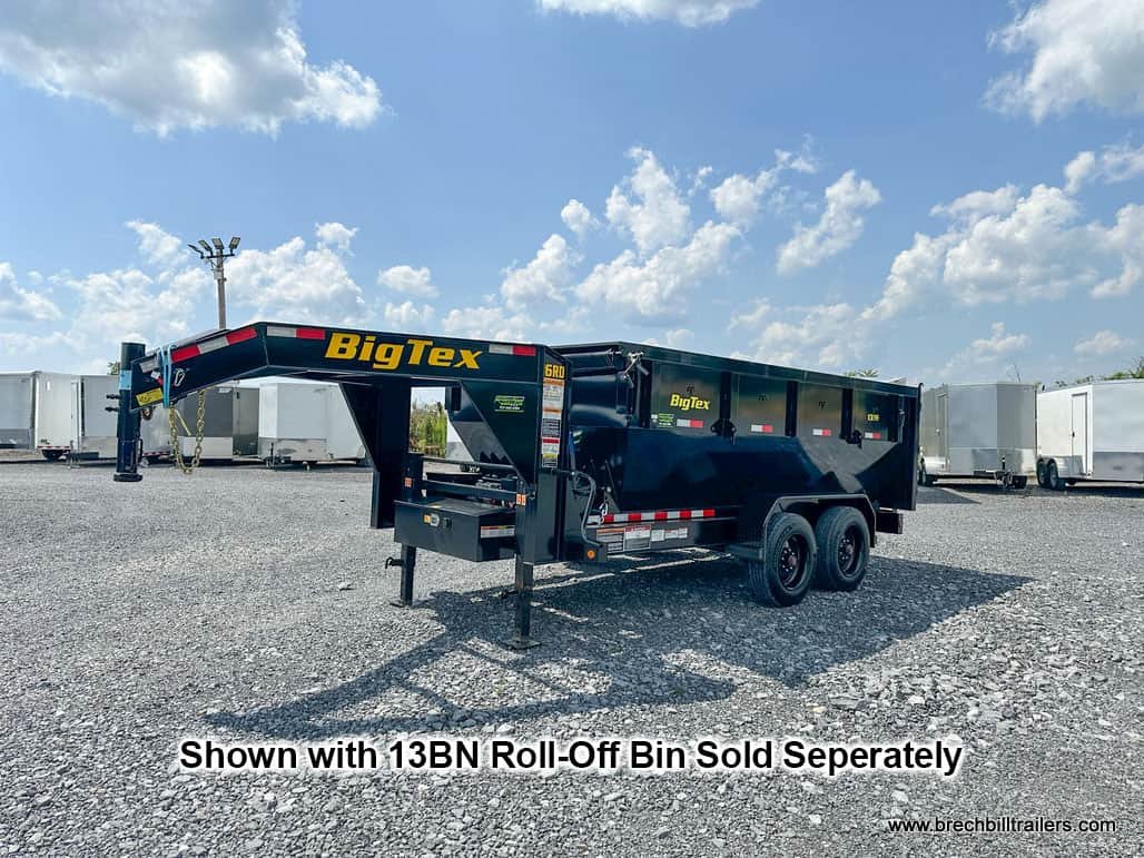Big Tex 17.5K Roll Off Gooseneck Dump Trailer 7×14 (16RD-14)