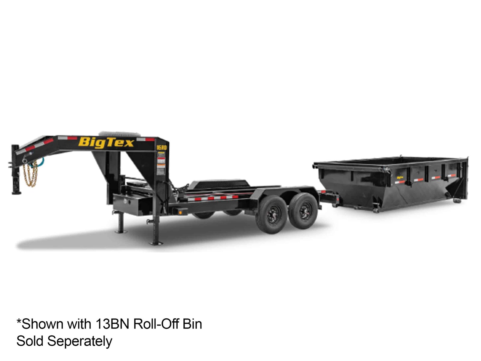 Big Tex 17.5K Roll Off Gooseneck Dump Trailer 7×14 (16RD-14)
