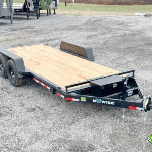 ***LIKE NEW RETURNED UNIT*** Bwise 14K Hydraulic Tilt Trailer 7×18 (HT18-14)