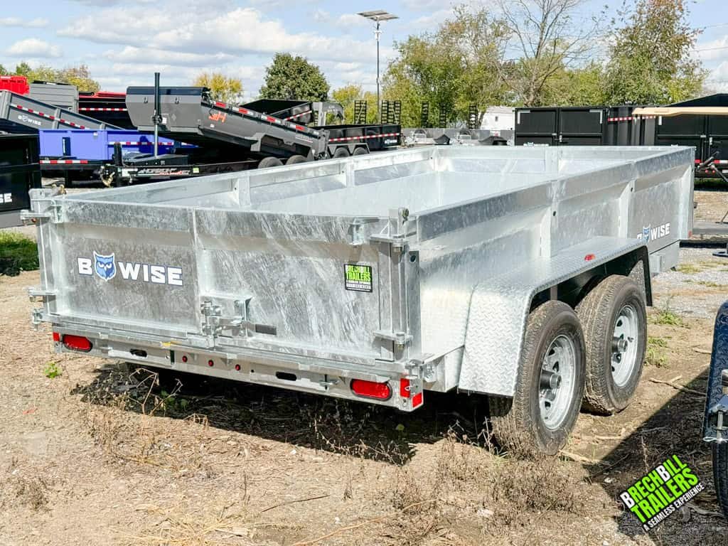Bwise LP LE 10K Low Pro Dump Trailer 6×12 (DT612LP-LE-10-GALV) GALVANIZED *2025 Model Clearance* - Image 6