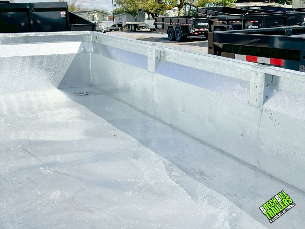 Bwise LP LE 10K Low Pro Dump Trailer 6×12 (DT612LP-LE-10-GALV) GALVANIZED *2025 Model Clearance* - Image 8