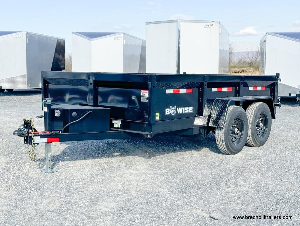 Bwise LP LE 12K Low Pro Dump Trailer 7×12 (DT712LP-LE-12) - Image 4