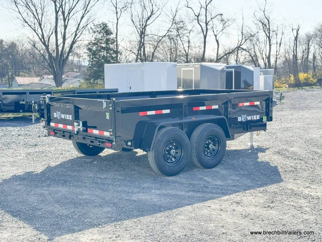 Bwise LP LE 12K Low Pro Dump Trailer 7×12 (DT712LP-LE-12) - Image 3
