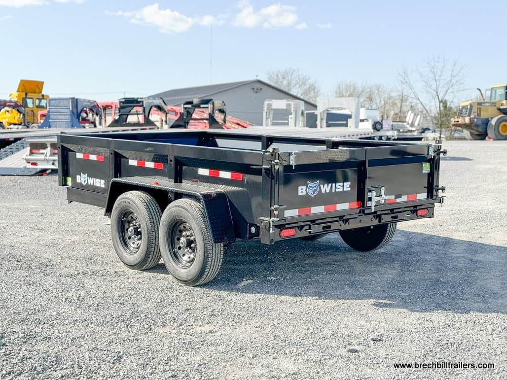 Bwise LP LE 12K Low Pro Dump Trailer 7×12 (DT712LP-LE-12) - Image 6