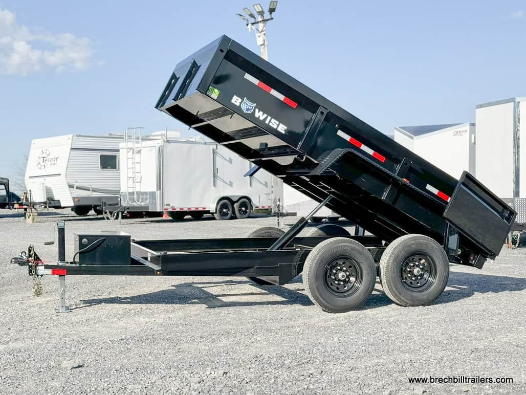 Bwise LP LE 12K Low Pro Dump Trailer 7×12 (DT712LP-LE-12)