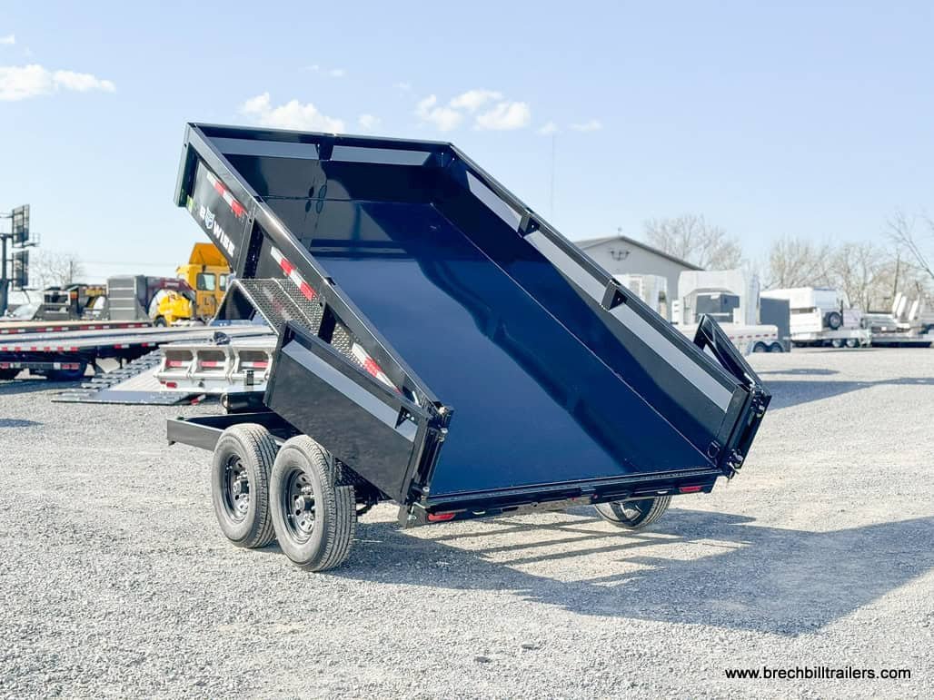 Bwise LP LE 12K Low Pro Dump Trailer 7×12 (DT712LP-LE-12) - Image 2