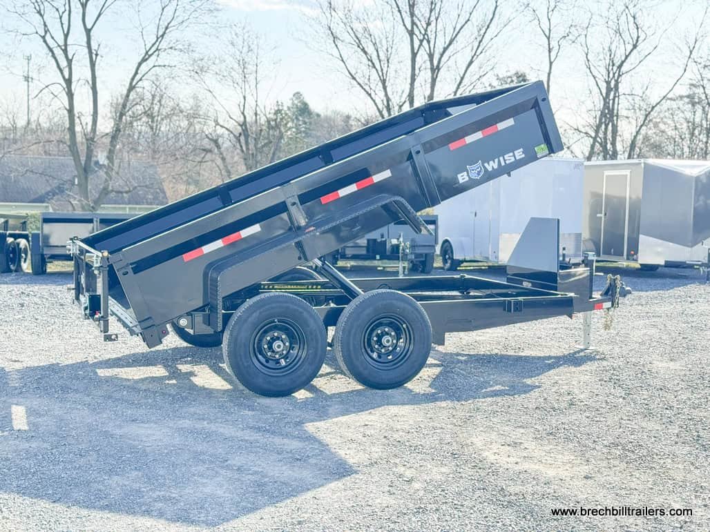 Bwise LP LE 12K Low Pro Dump Trailer 7×12 (DT712LP-LE-12) - Image 9