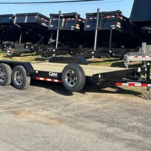 CAM Superline 7 x 18 Open Car Hauler – Slide Out Ramps