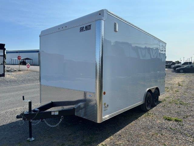 Car Mate 8.5 x 16 Enclosed Cargo Trailer – Aluminum Wheels