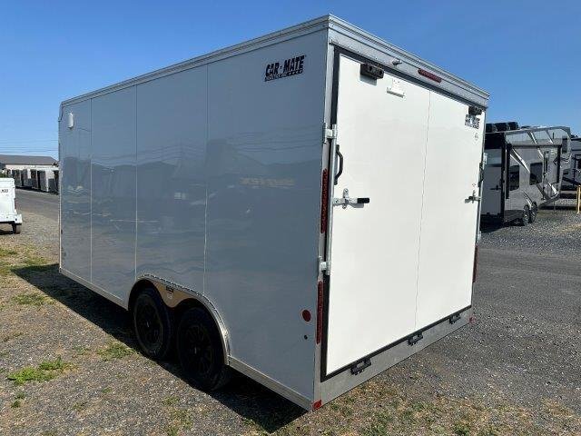 Car Mate 8.5 x 16 Enclosed Cargo Trailer – Aluminum Wheels