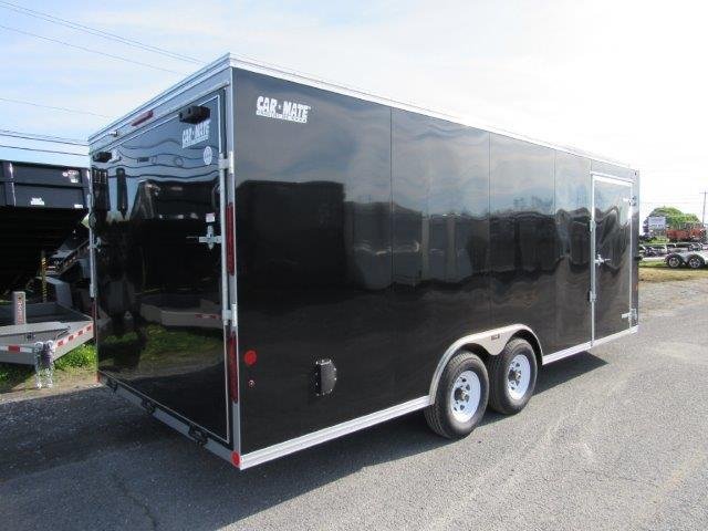 Car Mate 8.5 x 20 V-Nose Enclosed Car Hauler – Extended Tongue