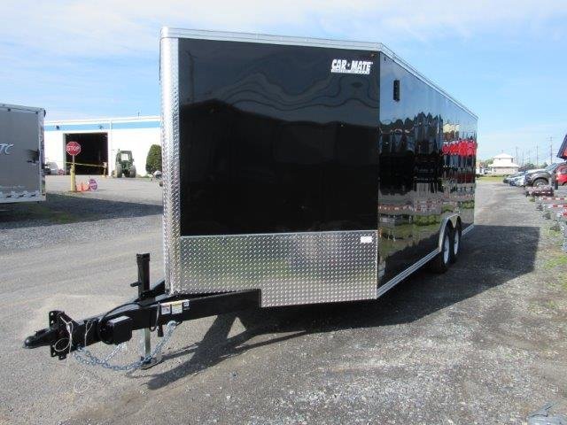 Car Mate 8.5 x 20 V-Nose Enclosed Car Hauler – Extended Tongue