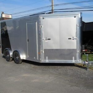 Sno Pro 7.5 x 14 Drive On/Off Snowmobile Trailer – All Aluminum