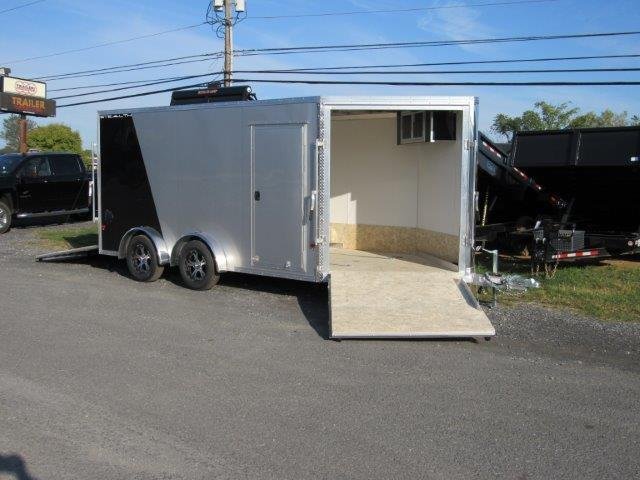 Sno Pro 7.5 x 14 Drive On/Off Snowmobile Trailer – All Aluminum