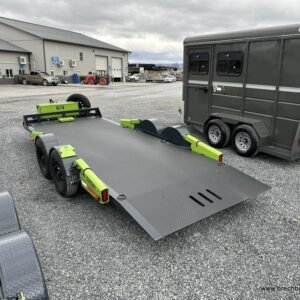 FlatTrak 7×18 Lay Flat 14K Equipment Hauler Trailer (FCH8018)