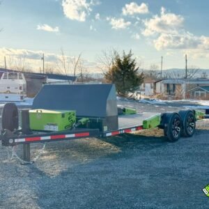 Used LIKE NEW! FlatTrak Car Hauler Trailer 8k (FTC8018-8K)