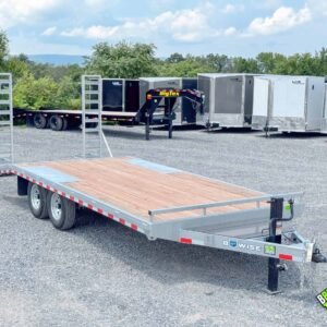 Bwise 14k Deck Over Equipment Trailer 8×20 (EH820-14-GALV) GALVANIZED