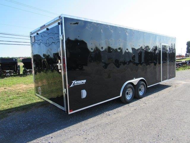 Homesteader 8.5 x 24 Enclosed V-Nose Car Trailer – 6″ Added Height