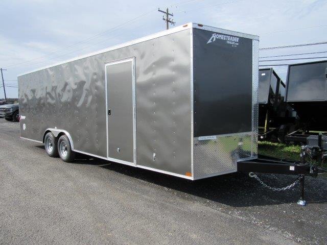 Homesteader 8.5 x 24 Enclosed V-Nose Car Trailer – Extended Tongue