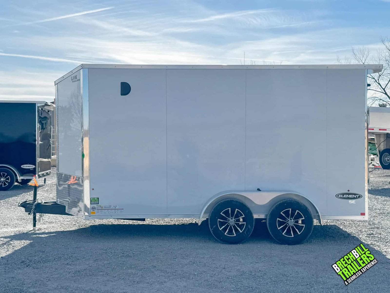 Look Element SE Enclosed Trailer 7×14 (K-SE8414-070) White