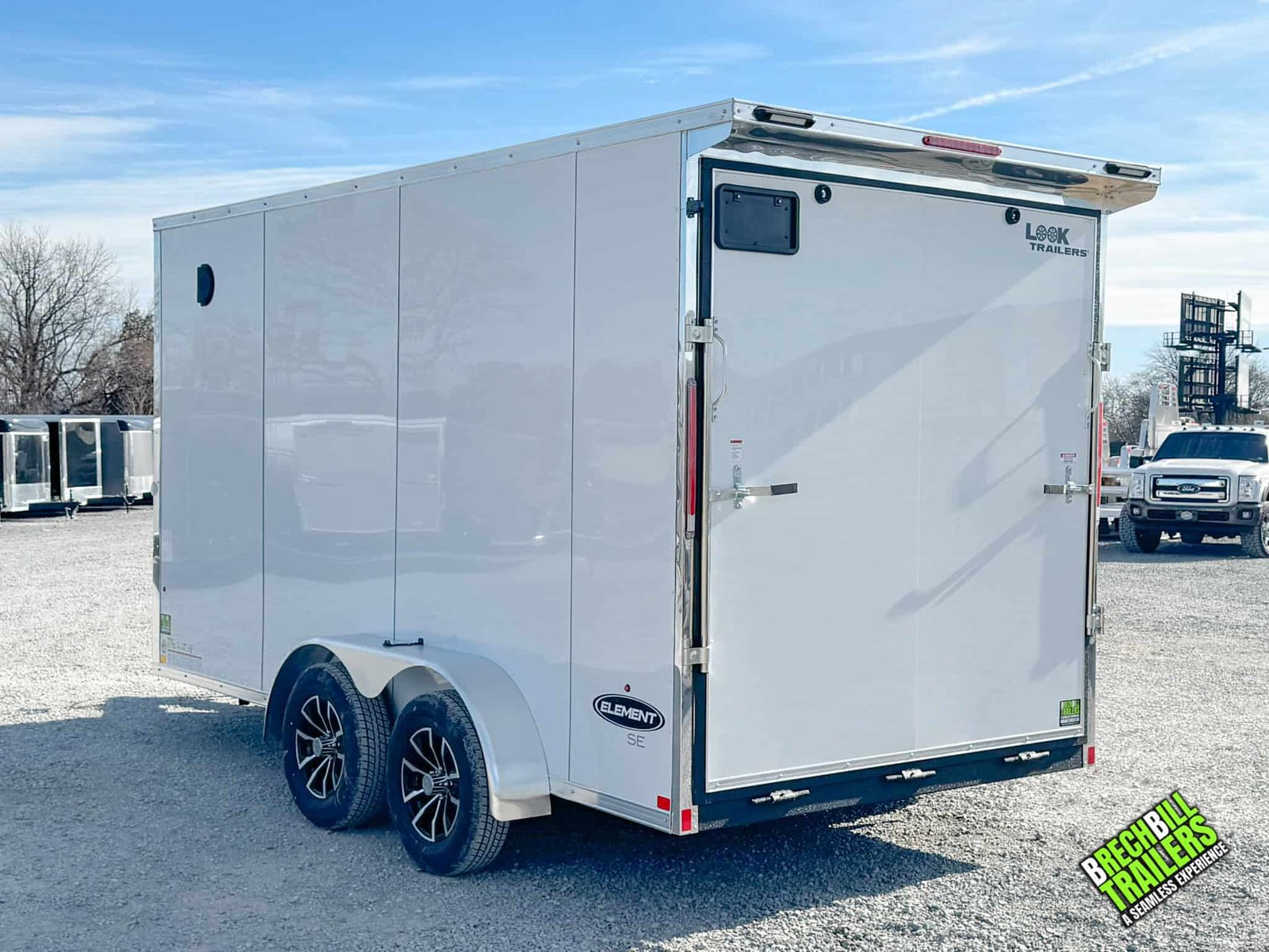 Look Element SE Enclosed Trailer 7×14 (K-SE8414-070) White