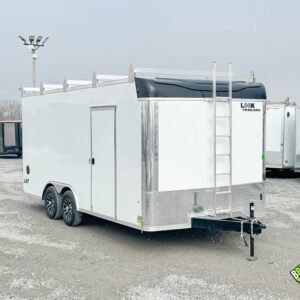 Look LXT Enclosed Bullnose Contractor Trailer 8.5×18 (K-XTB10218-100)