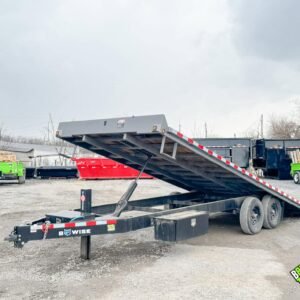USED – Bwise Hydraulic 15.4K Tilt-Deck Trailer 8.5×22 (THD22-15)