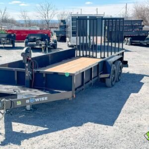 Bwise EH Low Pro Landscape Equipment Trailer 7×18 (EH18-10-LS)