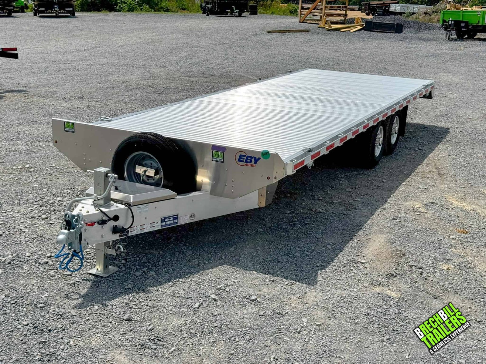 EBY Deck-Over 14K Equipment Trailer 8.5×24 Flat Deck – No Ramps (DO14K24) with 2026 design updates!