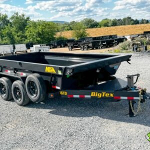 BigTex 17.6K 83 x14 Heavy Duty Telescopic Dump Trailer (16TD-14C2A-BK)