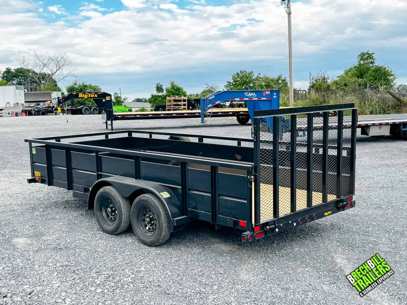 BIGTEX 7K Tandem Axle Vanguard Utility Landscape Trailer 7×16 (70TV-16BK2B) - Image 7
