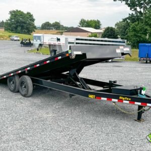 Big Tex 14OT – Heavy Duty Over-The-Axle Hydraulic Tilt Trailer 8.5’x22’x14K (14OT-22)