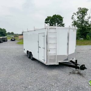Enclosed Contractor Tool Trailer Enclosed Trailer 8.5×18 10K Belmont (TM8518)