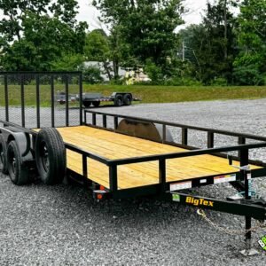 BIGTEX 7K Tandem Axle Utility Landscape Trailer 7×20 (70PI-20R1A-4PBK-BRK2)