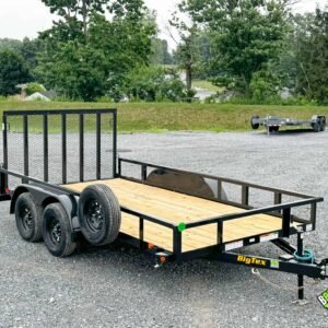 BIGTEX 7K Tandem Axle Utility Landscape Trailer 7×14 (70PI-14R1A-4PBK-BRK2)