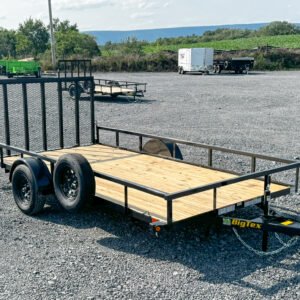 Big Tex 35SX Single Axle Utility Trailer 7’x14’x3K (35SX-14R1A-4PBK)