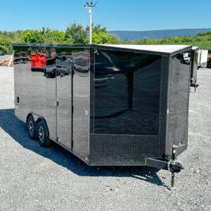 Enclosed Look 8.5 x 18 Element SE Flat Top Sloped V-Nose (K-SE10218-100) Black Trim