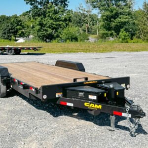 LIKE NEW! CAM 7×20 10K Tandem Axle Hydraulic Low Profile Tilt Trailer (P-CHPT8220-100)