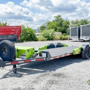 FlatTrak Flat Deck Scissor Lift, Equipment Hauler Trailer (FCH8022)
